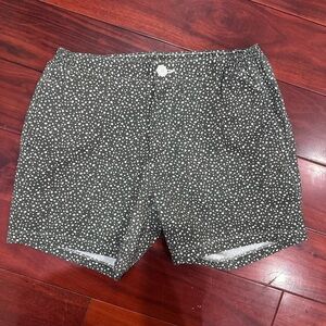 Goodfellow & Co Men’s Shorts Polka Dot Size Small Button Beach Vacation Casual